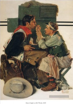 テキサス人としてのゲイリー・クーパー 1930年 ノーマン・ロックウェル Oil Paintings